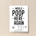 Funny Bathroom Decor Sign For Bathroom Toilet Loo Home Decor