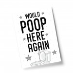 Funny Bathroom Decor Sign For Bathroom Toilet Loo Home Decor