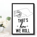 Bathroom Quote Print Framed Bathroom Print Funny Bathroom Art