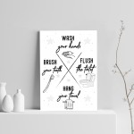 Bathroom Rules Print For Wall Bathroom Prints Funny Bathroom Art
