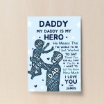Dad Birthday Gift Personalised Dad Print Fathers Day Dad Gift 