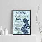 Daddy To Be Gifts Baby Shower Gift For Dad Framed Fathers Day