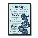 Daddy To Be Gifts Baby Shower Gift For Dad Framed Fathers Day