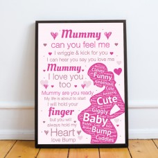 New Mum To Be Gifts Baby Shower Gifts Wall Print Mum Mummy Gifts