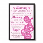 New Mum To Be Gifts Baby Shower Gifts Wall Print Mum Mummy Gifts