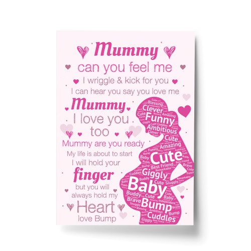 Mummy To Be Presents Mummy To Be Gift From Bump Mum Print