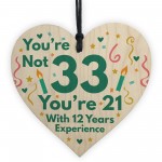 Funny Birthday Gift For Women Novelty 33rd Birthday Gift For Men