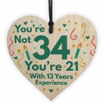 Funny Birthday Gift For Women Novelty 34th Birthday Gift For Men