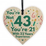 Funny Birthday Gift For Women Novelty 43rd Birthday Gift For Men