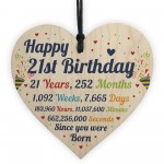 21st Birthday Gift For Boys Heart 21st Birthday Gift For Girls 