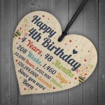 4th Birthday Gifts 4th Birthday Wood Heart Gift For Baby Child
