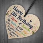 8th Birthday Gift For Boys Heart 8th Birthday Gift For Girls 8th Birthday Gift For Boys Heart 8th Birthday Gift For Girls