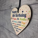 8th Birthday Gift For Boys Heart 8th Birthday Gift For Girls 8th Birthday Gift For Boys Heart 8th Birthday Gift For Girls