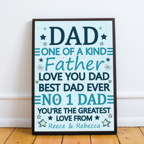 Best Dad Gift Dad Birthday Xmas Gift From Daughter Son Keepsake