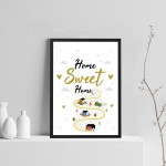 Home Sweet Home Framed Print House Warming Gift Moving House New