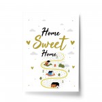 Home Sweet Home Print House Warming Gift Moving House New Home