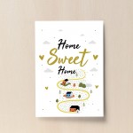 Home Sweet Home Print House Warming Gift Moving House New Home