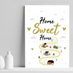 Home Sweet Home Print House Warming Gift Moving House New Home