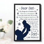 Personalised Daddy Gifts From Daughter Dad Birthday Christmas