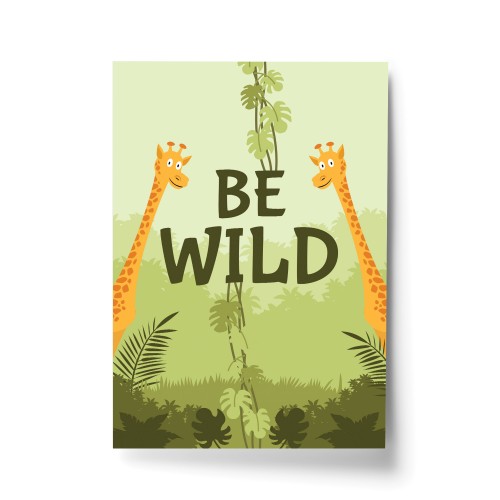 Cute Animal Print For Nursery Boy Bedroom Wall Art Nursery Decor