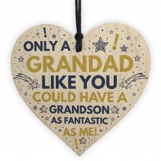 Funny Grandad Birthday Christmas Gift From Grandson Grandad Sign