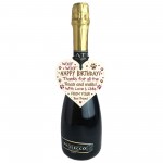 Funny Mum Dad Birthday Gift From Dog Wood Heart Gift From Dog