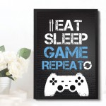 Gaming Framed Prints Gaming Sign For Boys Bedroom Man Cave 