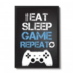 Gaming Framed Prints Gaming Sign For Boys Bedroom Man Cave 