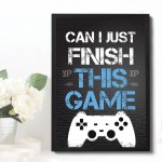 Gaming Sign For Boys Bedroom Art Gamer Gift For Playstation Fan
