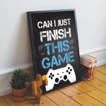 Gaming Sign For Boys Bedroom Art Gamer Gift For Playstation Fan
