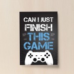 Boy Bedroom Wall Art Gamer Gift For Playstation Fan Dad Son Gift