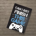 Boy Bedroom Wall Art Gamer Gift For Playstation Fan Dad Son Gift