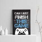 Boy Bedroom Wall Art Gamer Gift For Playstation Fan Dad Son Gift