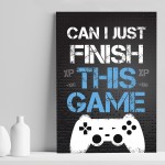 Boy Bedroom Wall Art Gamer Gift For Playstation Fan Dad Son Gift
