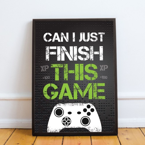 Novelty Gamer Gift For Dad Son Gaming Sign For Boys Bedroom 