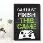Novelty Gamer Gift For Dad Son Gaming Sign For Boys Bedroom 