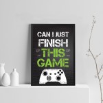 Novelty Gamer Gift For Dad Son Gaming Sign For Boys Bedroom 