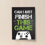 Gaming Sign For Boy Bedroom Decor Novelty Gamer Gift For Dad Son