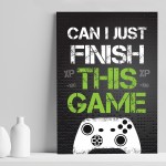 Gaming Sign For Boy Bedroom Decor Novelty Gamer Gift For Dad Son