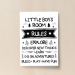 Boys Bedroom Sign Nursery Print For Wall Nursery Decoration Boy