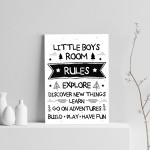 Boys Bedroom Sign Nursery Print For Wall Nursery Decoration Boy