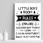 Boys Bedroom Sign Nursery Print For Wall Nursery Decoration Boy