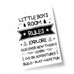 Boys Bedroom Sign Nursery Print For Wall Nursery Decoration Boy