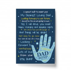 Daddy To Be Gifts From The Bump Baby Poem New Daddy Gift