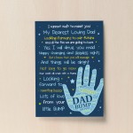 Daddy To Be Gifts From The Bump Baby Poem New Daddy Gift