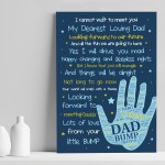 Daddy To Be Gifts From The Bump Baby Poem New Daddy Gift
