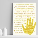 Grandma To Be Baby Shower Gifts From The Bump Baby Poem Gifts