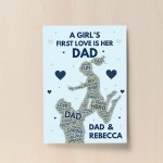 Personalised Dad Daddy Step Dad Print Fathers Day Dad Birthday 
