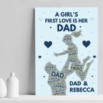 Personalised Dad Daddy Step Dad Print Fathers Day Dad Birthday 