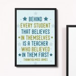 Gift For Teacher And Assistant Framed Print Plaque Thank You
